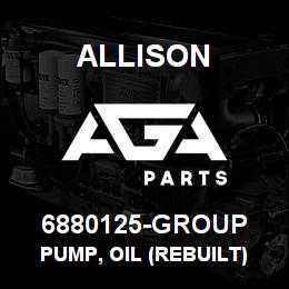 6880125-GROUP Allison PUMP, OIL (REBUILT) 5000/6000 | AGA Parts