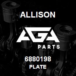 6880198 Allison PLATE | AGA Parts