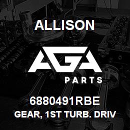 6880491RBE Allison GEAR, 1ST TURB. DRIVE | AGA Parts