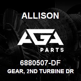6880507-DF Allison GEAR, 2ND TURBINE DRIVE | AGA Parts