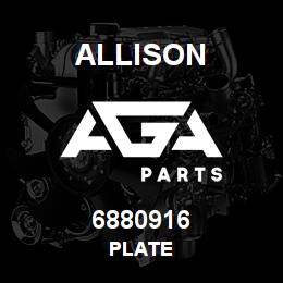 6880916 Allison PLATE | AGA Parts