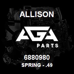 6880980 Allison SPRING - .49 | AGA Parts
