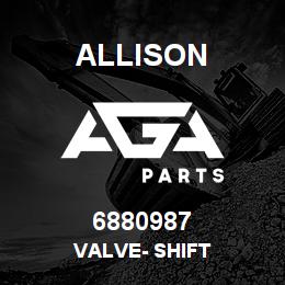 6880987 Allison VALVE- SHIFT | AGA Parts