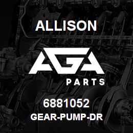 6881052 Allison GEAR-PUMP-DR | AGA Parts