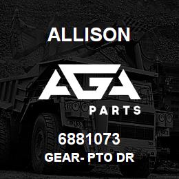 6881073 Allison GEAR- PTO DR | AGA Parts