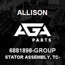 6881898-GROUP Allison STATOR ASSEMBLY, TC-498 HT CASTING # 6881897 | AGA Parts
