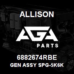 6882674RBE Allison GEN ASSY SPG-5K6K | AGA Parts