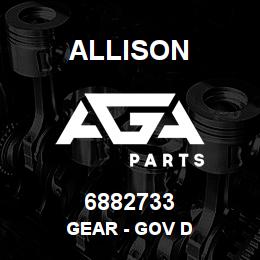 6882733 Allison GEAR - GOV D | AGA Parts