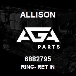 6882795 Allison RING- RET IN | AGA Parts