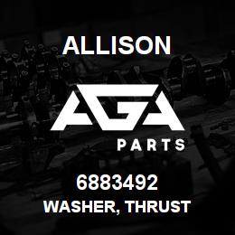 6883492 Allison WASHER, THRUST | AGA Parts