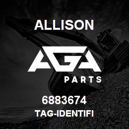 6883674 Allison TAG-IDENTIFI | AGA Parts