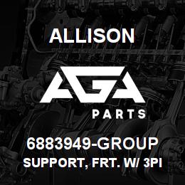 6883949-GROUP Allison SUPPORT, FRT. W/ 3PITOT HOLES - TAKES 6834753 SLEEVE | AGA Parts