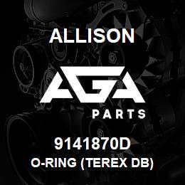 9141870D Allison O-RING (TEREX DB) | AGA Parts