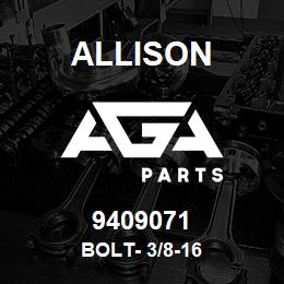 9409071 Allison BOLT- 3/8-16 | AGA Parts