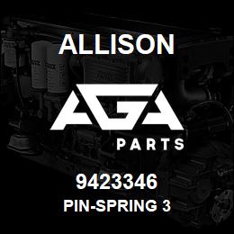 9423346 Allison PIN-SPRING 3 | AGA Parts