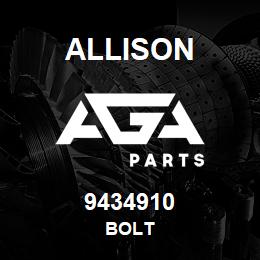 9434910 Allison BOLT | AGA Parts