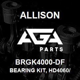 BRGK4000-DF Allison BEARING KIT, HD4060/4560/B500 - ONLY THRUST/NEEDLE BEARINGS | AGA Parts