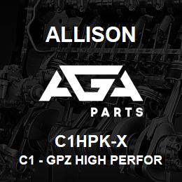 C1HPK-X Allison C1 - GPZ HIGH PERFORMANCE PACK - LCT (ALL MODEL YEARS) - SINGLE SIDED FRICTIONS | AGA Parts