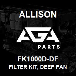 FK1000D-DF Allison FILTER KIT, DEEP PAN LCT - ALL MODEL YEARS - 2 FILTERS, MAGNET AND OEM PAN GASKET | AGA Parts