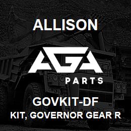 GOVKIT-DF Allison KIT, GOVERNOR GEAR REPAIR KIT FOR 6885570-6885571-6885572 | AGA Parts