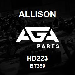 HD223 Allison BT359 | AGA Parts