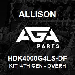 HDK4000G4LS-DF Allison KIT, 4TH GEN - OVERHAUL + FRICTION PLATES HD/B500 | AGA Parts