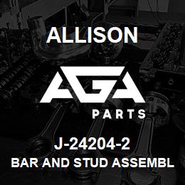 J-24204-2 Allison BAR AND STUD ASSEMBLY (1K/2K) | AGA Parts