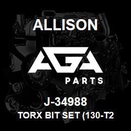 J-34988 Allison TORX BIT SET (130-T25, 130-T30) (1K/2K) | AGA Parts