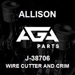 J-38706 Allison WIRE CUTTER AND CRIMPER PLIERS (DP 8000) | AGA Parts