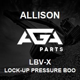 LBV-X Allison LOCK-UP PRESSURE BOOST VALVE, 1K (2001-2003) - RACING - 650HP+ | AGA Parts