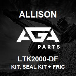 LTK2000-DF Allison KIT, SEAL KIT + FRICTIONS AND STEELS - LT 1000/2000 SERIES MY01,MY02 | AGA Parts