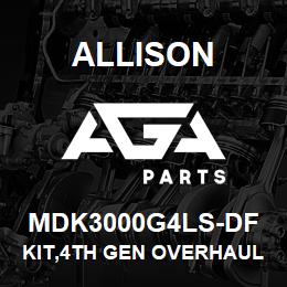 MDK3000G4LS-DF Allison KIT,4TH GEN OVERHAUL+FRICTION | AGA Parts