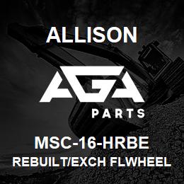 MSC-16-HRBE Allison REBUILT/EXCH FLWHEEL | AGA Parts