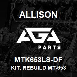 MTK653LS-DF Allison KIT, REBUILD MT-653 - LESS STEELS - SEAL KIT + ALL FRICTIONS. | AGA Parts