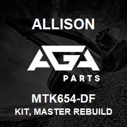 MTK654-DF Allison KIT, MASTER REBUILD - MT-654 - SEAL KIT + ALL FRICTIONS AND STEELS | AGA Parts
