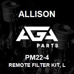 PM22-4 Allison REMOTE FILTER KIT, LRG-2 QT SP | AGA Parts