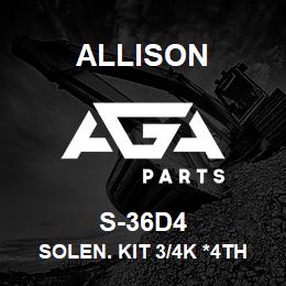 S-36D4 Allison MD/HD SOLEN. KIT *4TH GEN. | AGA Parts