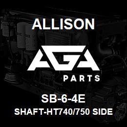 SB-6-4E Allison SHAFT-HT740/750 SIDE MOUNT HYD | AGA Parts