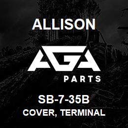 SB-7-35B Allison COVER, TERMINAL | AGA Parts