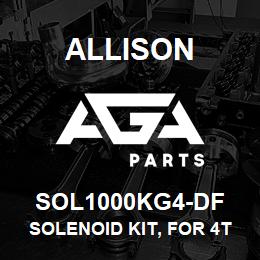 SOL1000KG4-DF Allison SOLENOID KIT, FOR 4TH GENERATION - 1000/2000 SERIES (VB GROUPS 16-1818 OR 16-1836) | AGA Parts