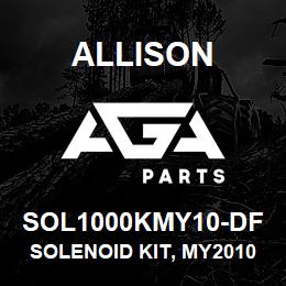 SOL1000KMY10-DF Allison SOLENOID KIT, MY2010 - 1K/2K | AGA Parts