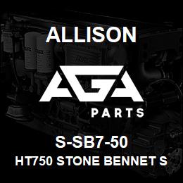 S-SB7-50 Allison HT750 STONE BENNET SHFT ASSEM | AGA Parts
