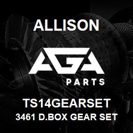 TS14GEARSET Allison 3461 D.BOX GEAR SET | AGA Parts