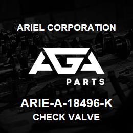ARIE-A-18496-K Ariel Corporation CHECK VALVE | AGA Parts