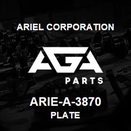 ARIE-A-3870 Ariel Corporation PLATE | AGA Parts