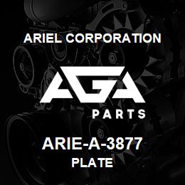 ARIE-A-3877 Ariel Corporation PLATE | AGA Parts
