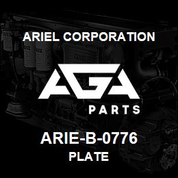 ARIE-B-0776 Ariel Corporation PLATE | AGA Parts