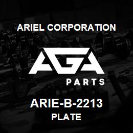 ARIE-B-2213 Ariel Corporation PLATE | AGA Parts