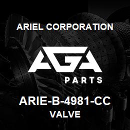 ARIE-B-4981-CC Ariel Corporation VALVE | AGA Parts
