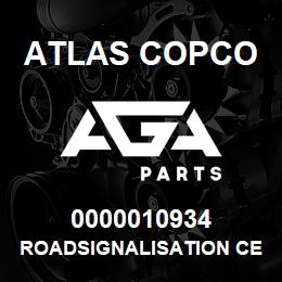 0000010934 Atlas Copco ROADSIGNALISATION CE TD | AGA Parts